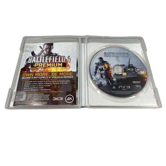 Battlefield 4 (Sony PlayStation 3, 2013) Authentic, CIB, Tested - Picture 2 of 4